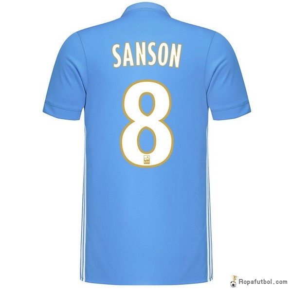 Camiseta Marsella Replica Segunda Ropa Sanson 2017/18